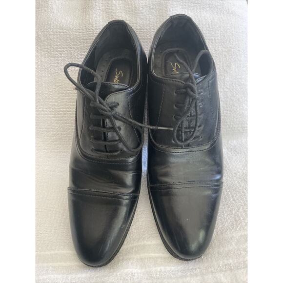 Santino Luciano Other - Santino Luciano Mens Cap Toe Dress Shoes Black Size 6